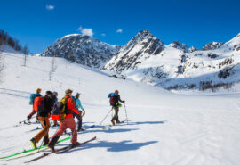 Valiente Ski snow