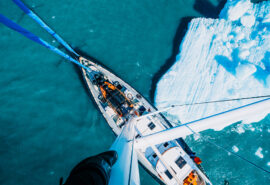 Valiente seen from above Arctic Norway Svalbard