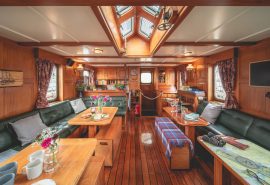Venturesail-Blue-Clipper-tallship-saloon-galley