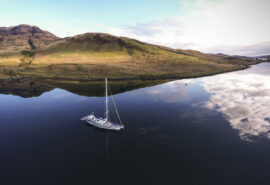 zuza anchored hebrides scotland
