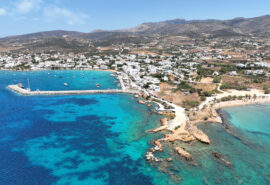 View of Paros island, Cyclades, Greece
