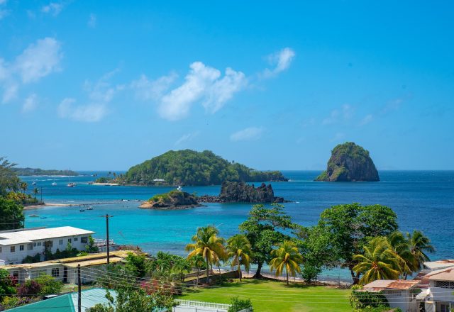 Sailing in the Caribbean from Tobago to St Vincent