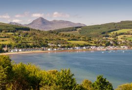 View of the Isle of Arran, Firth of Clyde