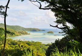 View on Le Gambier, French Polynesia Tecla