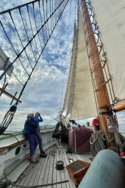 View on board Aron of Svendborg, Denmark