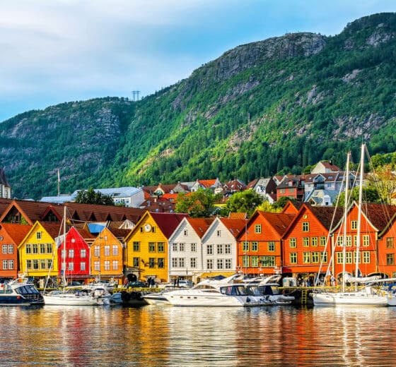 Waterfront in Bergen, Norway