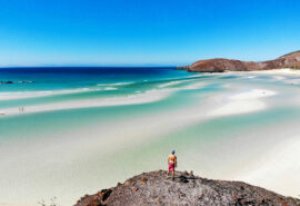 White Sand beaches of La Paz, Mexico, Baja California Sur