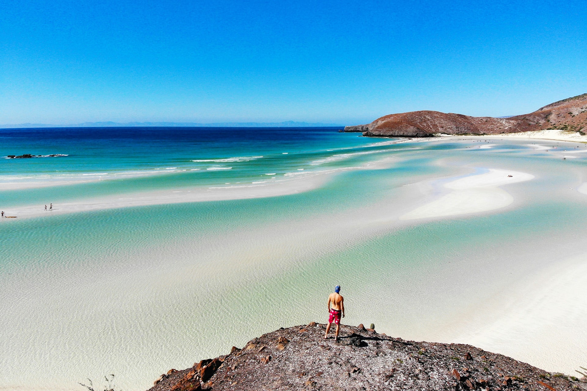White Sand beaches of La Paz, Mexico, Baja California Sur