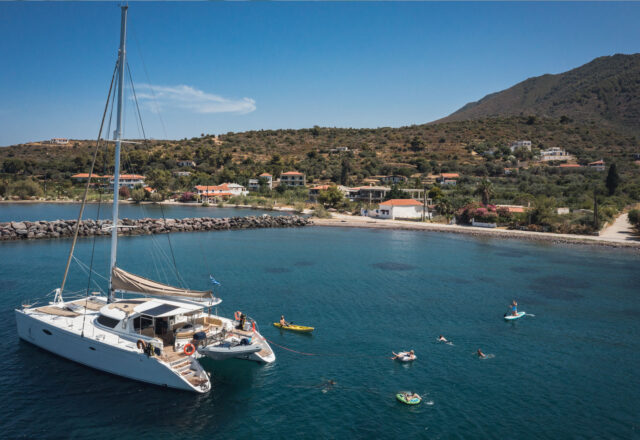 Greek Sunshine, Island Hopping & Catamaran Sailing in the Saronic Islands