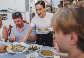 Zorba Cat guests taverna