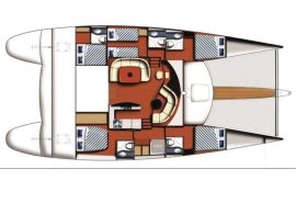Zorba Catamaran-deck-plan