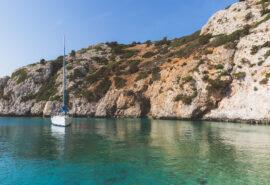 Zorba anchored Greece Saronic