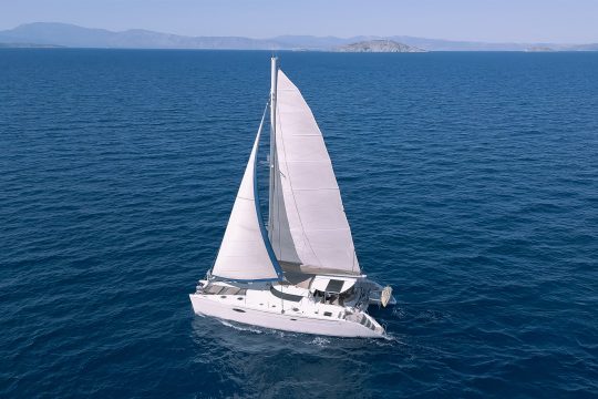 Zorba catamaran sailing Greece Saronic islands