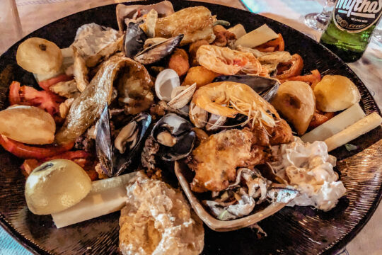 Zorba sea food platter