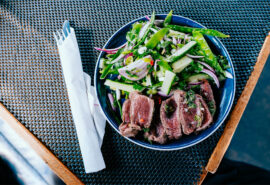 Zuza expedition yacht meal onboard lunch dining