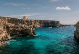 bay in Comino, Malta