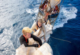 oosterschelde crew bowsprit