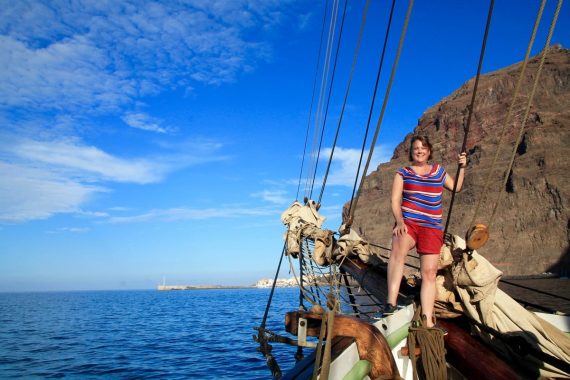 Canary Capers on board Bessie Ellen