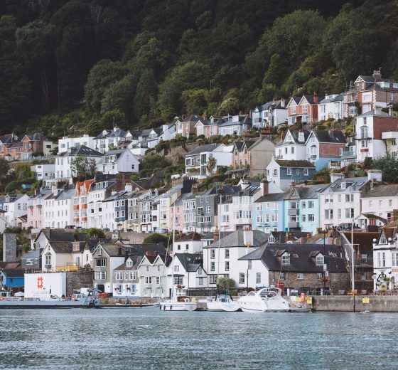 Dartmouth harbour and town