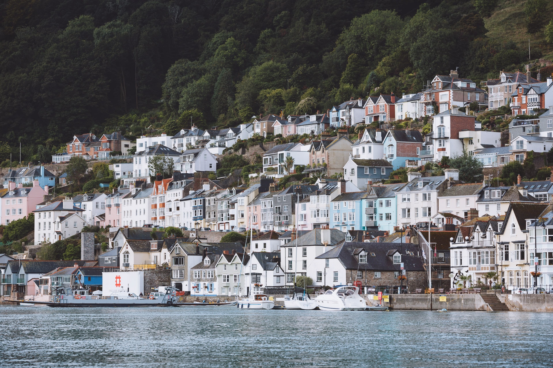 Dartmouth harbour and town